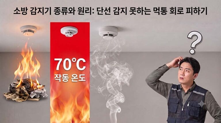 소방 감지기 종류와 원리: 단선 감지 못하는 먹통 회로 피하기