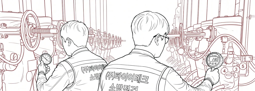 파이어테크 소방시설 점검 현장