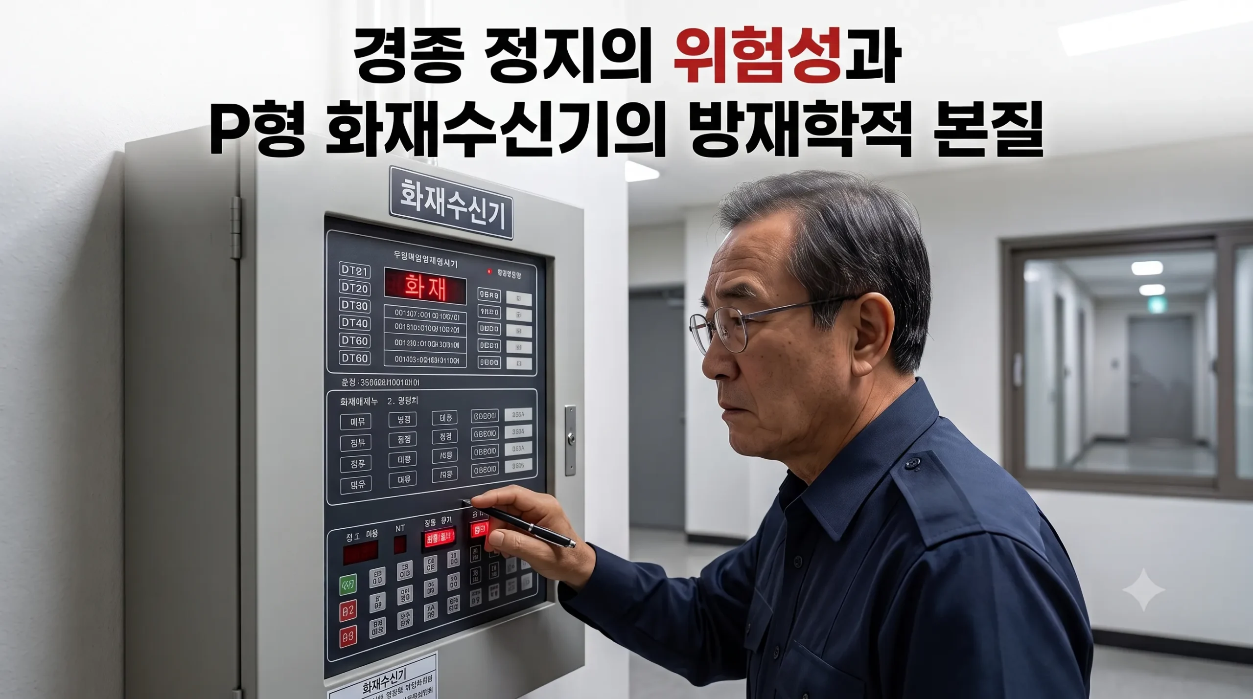 경종 정지의 위험성과 P형 화재수신기의 방재학적 본질