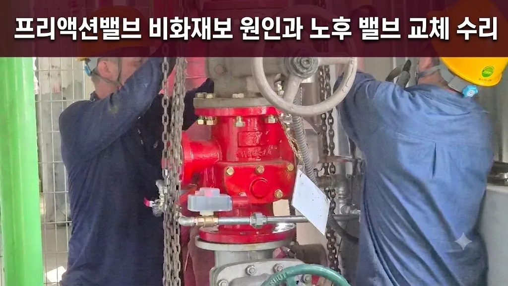 프리액션밸브 비화재보 원인 및 교체