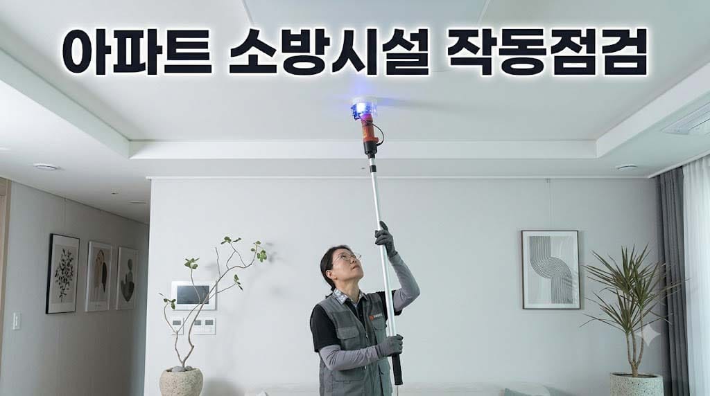 아파트 소방시설 작동점검 세대별 점검 항목 및 종합 체크리스트
