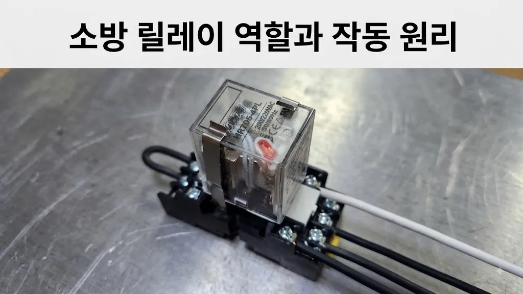 소방 릴레이 역할과 작동 원리: 현장 실무 완전 정리