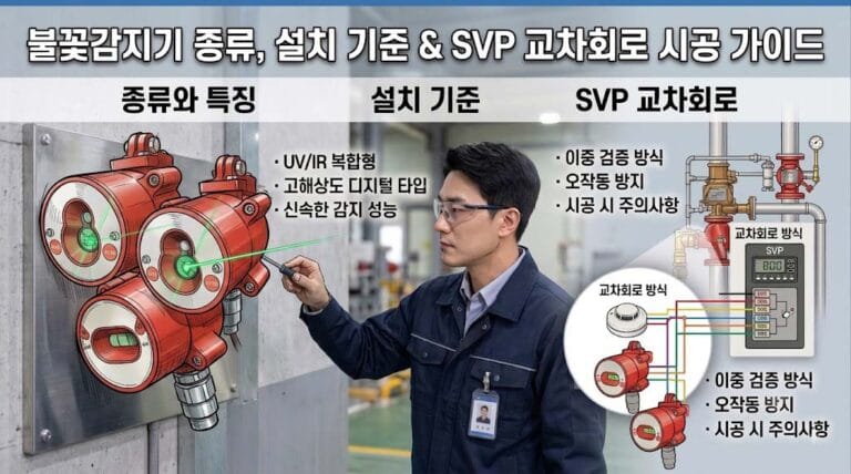 불꽃감지기 종류와 설치 기준 시공 가이드