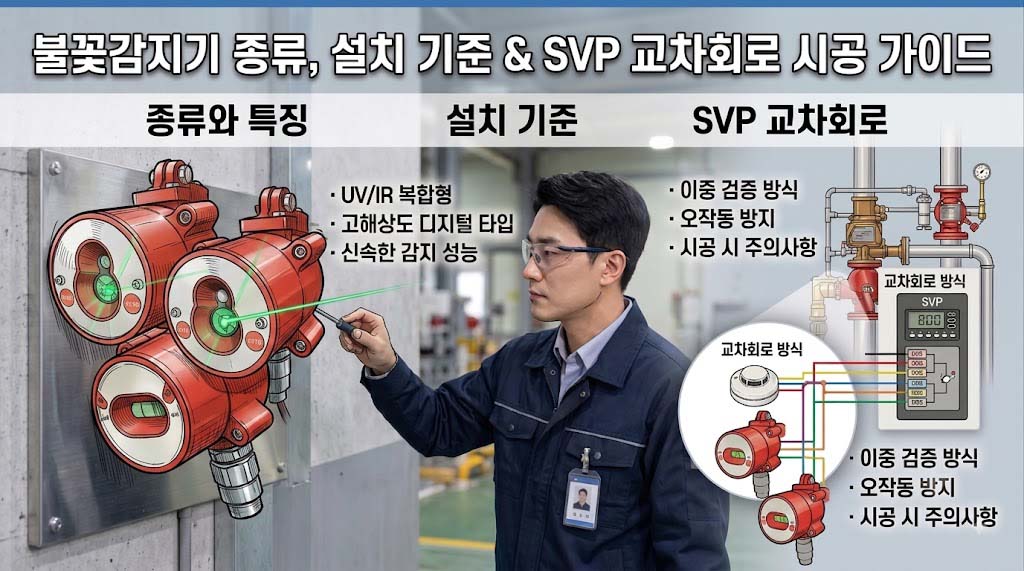 불꽃감지기 종류 및 화재안전성능기준 설치 가이드